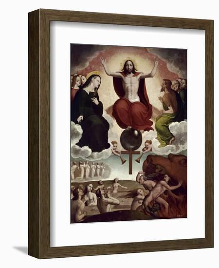 The Last Judgment, ca. 1545-Juan Correa de Vivar-Framed Giclee Print