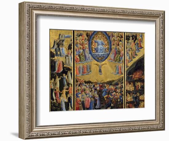 The Last Judgment (Winged Alta), Early 15th C-Fra Angelico-Framed Giclee Print