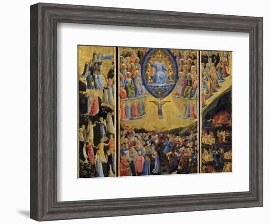 The Last Judgment (Winged Alta), Early 15th C-Fra Angelico-Framed Giclee Print