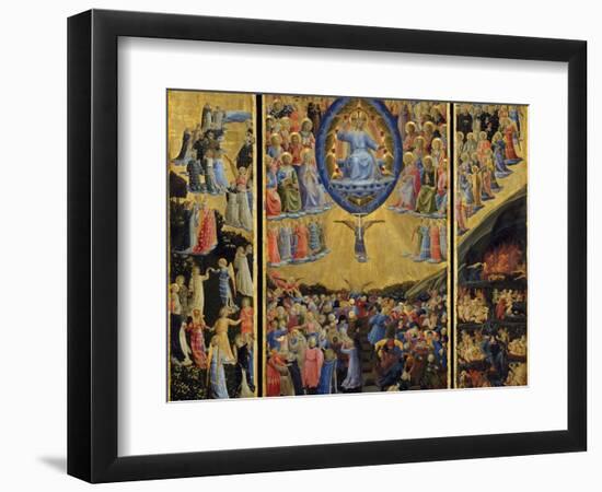 The Last Judgment (Winged Alta), Early 15th C-Fra Angelico-Framed Giclee Print