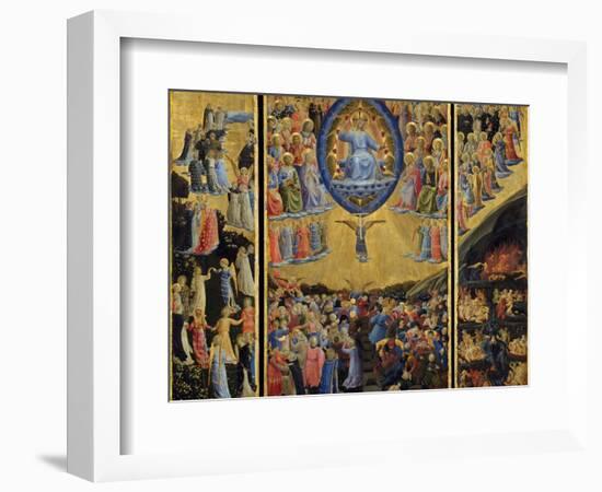 The Last Judgment (Winged Alta), Early 15th C-Fra Angelico-Framed Giclee Print