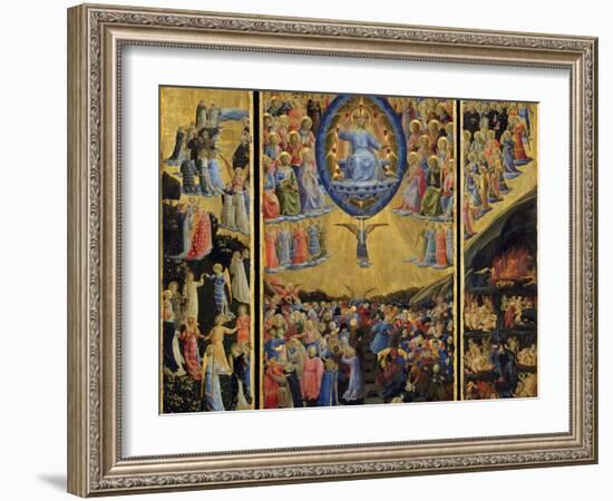 The Last Judgment (Winged Alta), Early 15th C-Fra Angelico-Framed Giclee Print