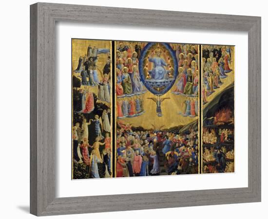 The Last Judgment (Winged Alta), Early 15th C-Fra Angelico-Framed Giclee Print