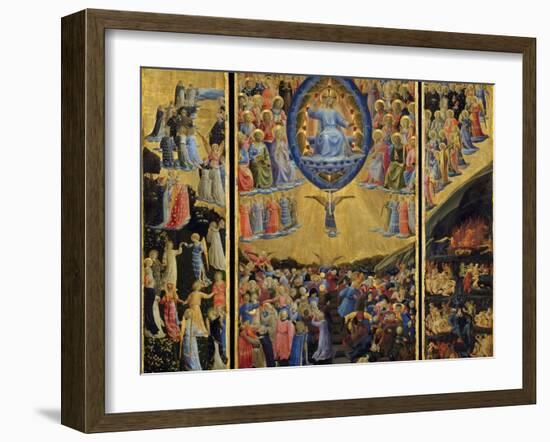 The Last Judgment (Winged Alta), Early 15th C-Fra Angelico-Framed Giclee Print