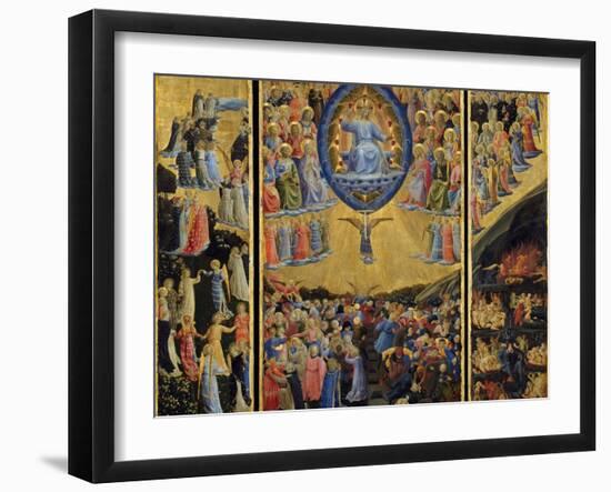 The Last Judgment (Winged Alta), Early 15th C-Fra Angelico-Framed Giclee Print