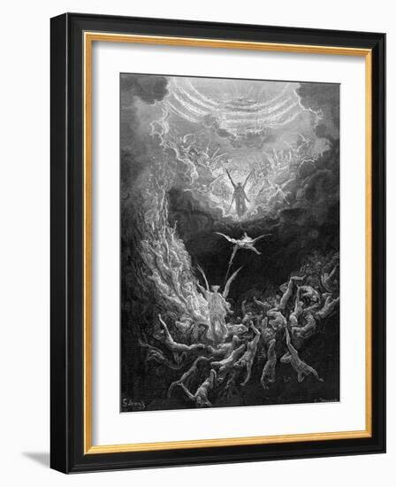 The Last Judgment-Gustave Dor?-Framed Photographic Print