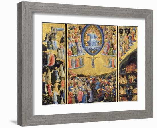 The Last Judgment-Fra Angelico-Framed Giclee Print