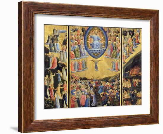 The Last Judgment-Fra Angelico-Framed Giclee Print