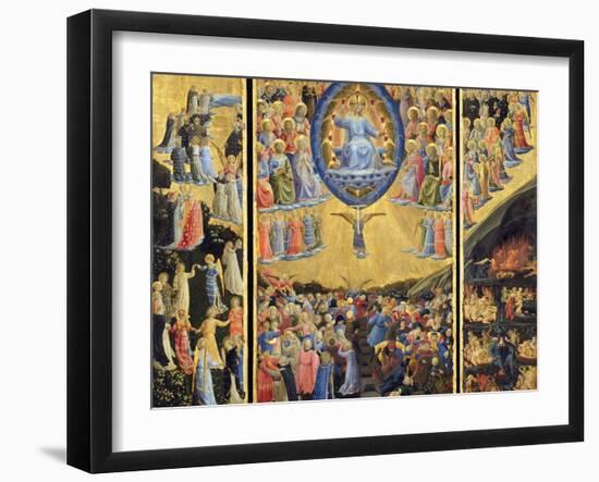 The Last Judgment-Fra Angelico-Framed Giclee Print