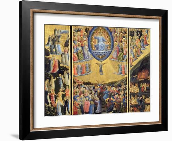 The Last Judgment-Fra Angelico-Framed Giclee Print