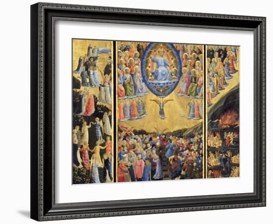 The Last Judgment-Fra Angelico-Framed Giclee Print