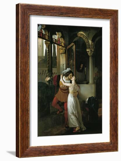 The Last Kiss of Romeo and Juliet, 1823-Francesco Hayez-Framed Giclee Print