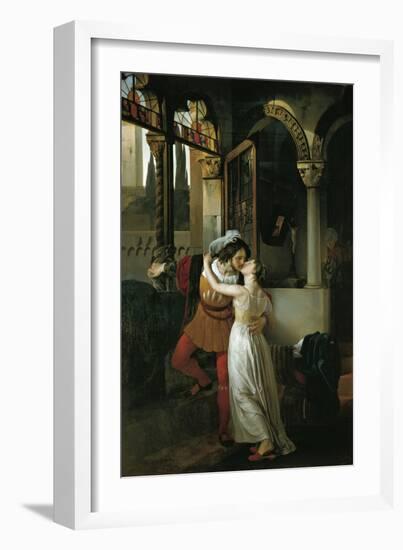 The Last Kiss of Romeo and Juliet, 1823-Francesco Hayez-Framed Giclee Print