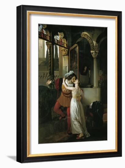 The Last Kiss of Romeo and Juliet, 1823-Francesco Hayez-Framed Giclee Print