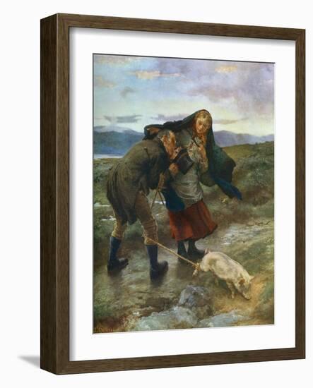 The Last Match, 1887-William Small-Framed Giclee Print