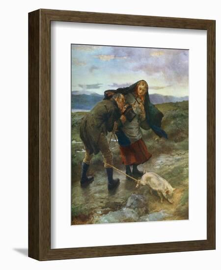 The Last Match, 1887-William Small-Framed Giclee Print