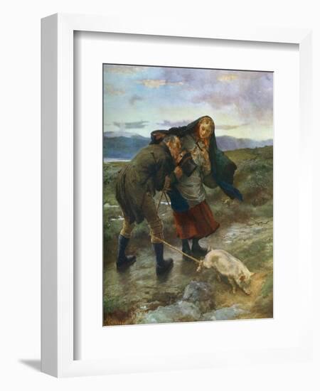 The Last Match, 1887-William Small-Framed Giclee Print