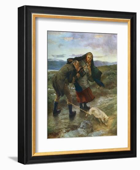The Last Match, 1887-William Small-Framed Giclee Print