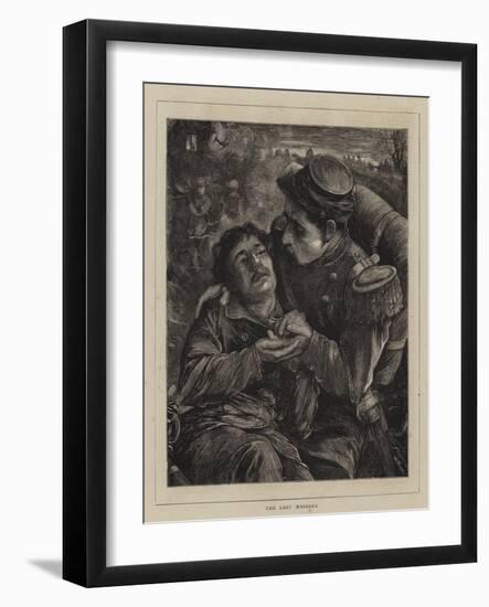 The Last Message-Henry Woods-Framed Giclee Print