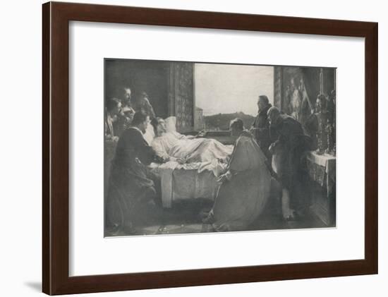 'The Last Moments of Raphael', 1866, (1917)-Henry Nelson O'Neil-Framed Giclee Print