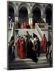 The Last Moments of the Doge Marino Faliero. 1867 (Oil on Canvas)-Francesco Hayez-Mounted Giclee Print