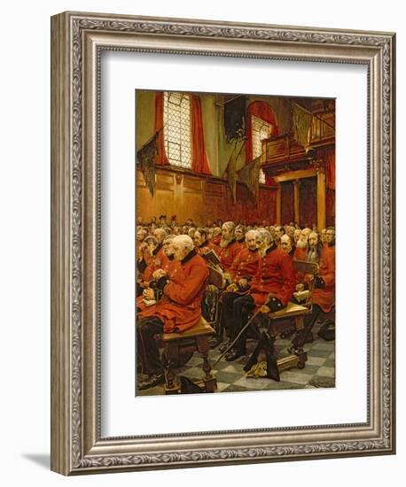 The Last Muster, 1875-Hubert von Herkomer-Framed Giclee Print