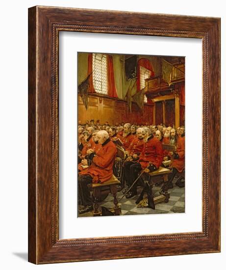 The Last Muster, 1875-Hubert von Herkomer-Framed Giclee Print