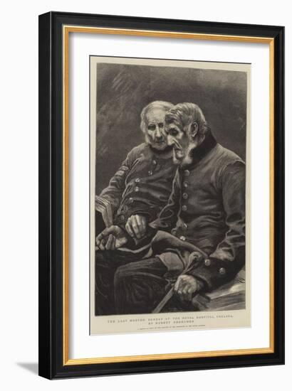 The Last Muster, Sunday at the Royal Hospital, Chelsea-Hubert von Herkomer-Framed Giclee Print