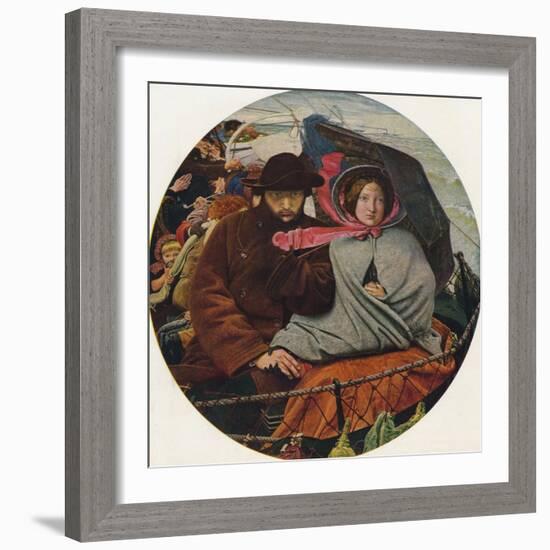 The Last of England, 1855-Ford Madox Brown-Framed Giclee Print