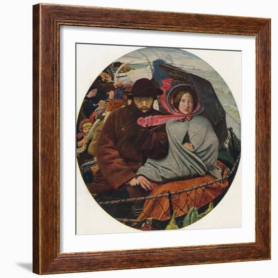 The Last of England, 1855-Ford Madox Brown-Framed Giclee Print