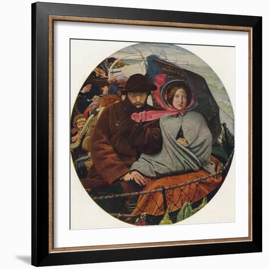 The Last of England, 1855-Ford Madox Brown-Framed Giclee Print