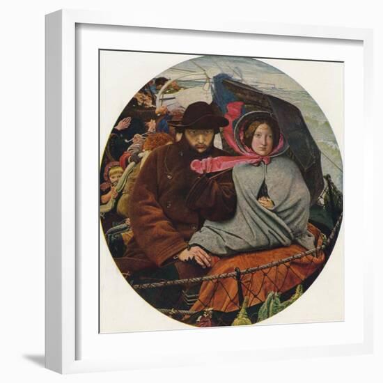 The Last of England, 1855-Ford Madox Brown-Framed Giclee Print