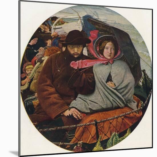 The Last of England, 1855-Ford Madox Brown-Mounted Giclee Print