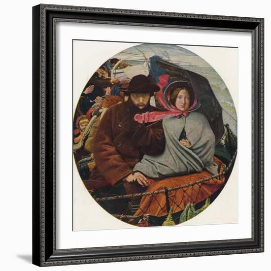 The Last of England, 1855-Ford Madox Brown-Framed Giclee Print