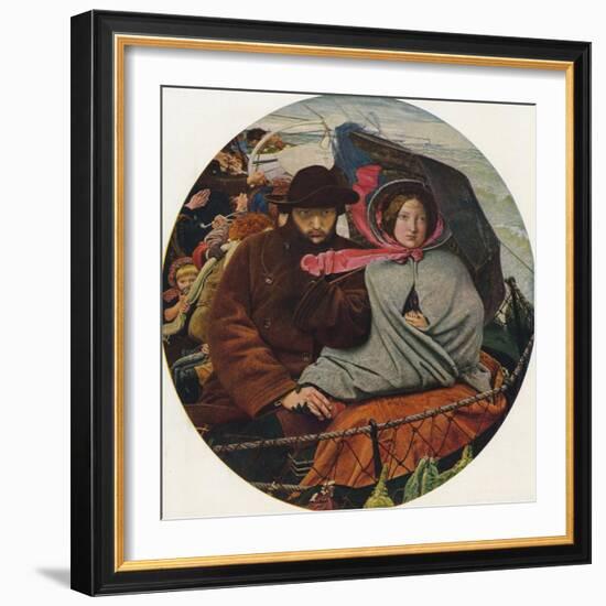 The Last of England, 1855-Ford Madox Brown-Framed Giclee Print