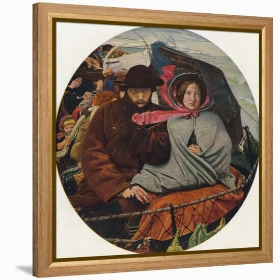 The Last of England, 1855-Ford Madox Brown-Framed Premier Image Canvas