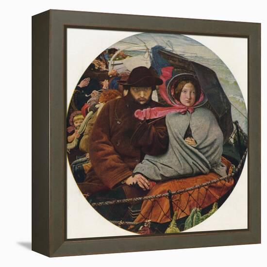 The Last of England, 1855-Ford Madox Brown-Framed Premier Image Canvas