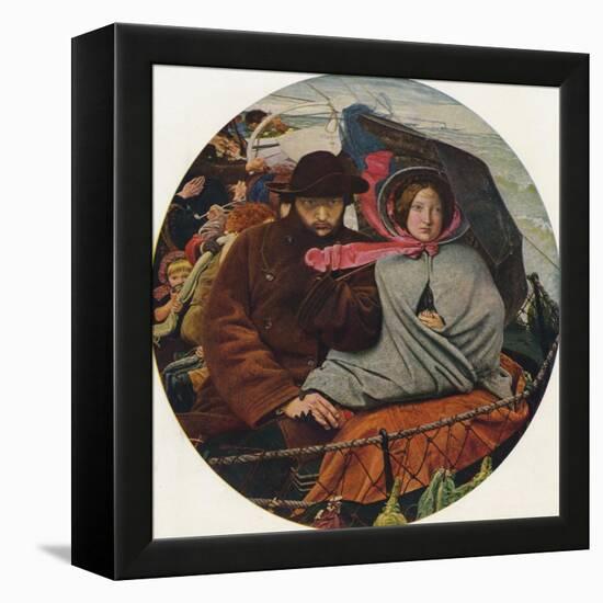 The Last of England, 1855-Ford Madox Brown-Framed Premier Image Canvas