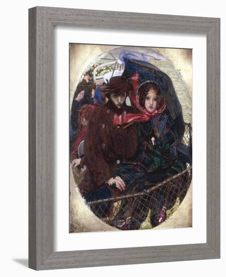 The Last of England, small version, c.1852-Ford Madox Brown-Framed Giclee Print