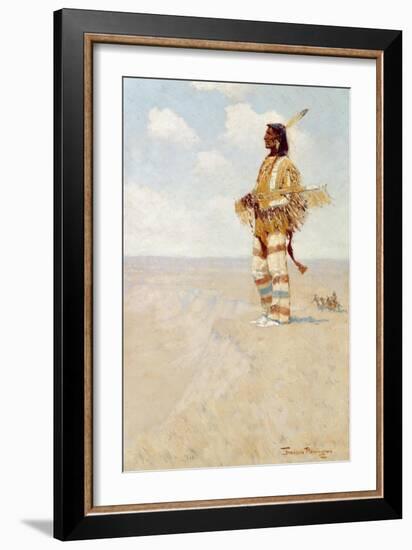 The Last of His Race (The Vanishing American), 1908-Frederic Remington-Framed Giclee Print