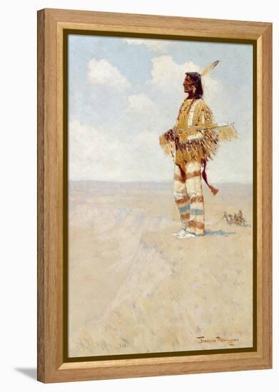 The Last of His Race (The Vanishing American), 1908-Frederic Remington-Framed Premier Image Canvas