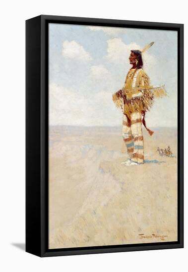 The Last of His Race (The Vanishing American), 1908-Frederic Remington-Framed Premier Image Canvas