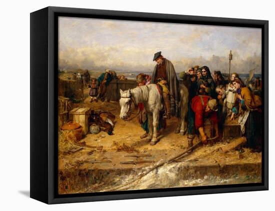 The Last of the Clan, 1865 (Oil on Canvas)-Thomas Faed-Framed Premier Image Canvas