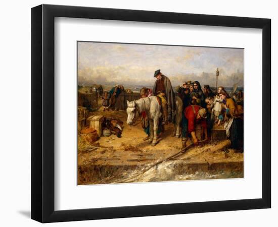 The Last of the Clan, 1865 (Oil on Canvas)-Thomas Faed-Framed Giclee Print