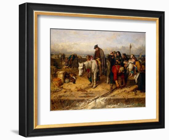 The Last of the Clan, 1865 (Oil on Canvas)-Thomas Faed-Framed Giclee Print