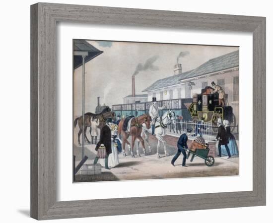 The Last of the Coaches, C1840-null-Framed Giclee Print