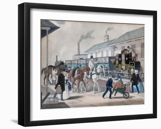 The Last of the Coaches, C1840-null-Framed Giclee Print