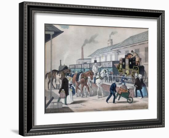 The Last of the Coaches, C1840-null-Framed Giclee Print