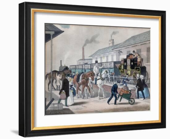 The Last of the Coaches, C1840-null-Framed Giclee Print