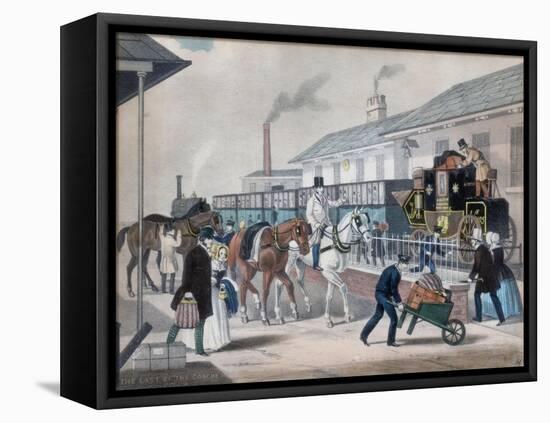 The Last of the Coaches, C1840-null-Framed Premier Image Canvas